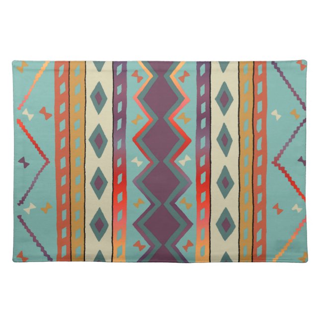 Southwest Indian Design Cotton Placemat (Front)