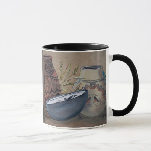 Southwest Indian Pottery Design Mug Earthy Colors Mug