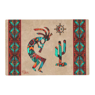 Southwest Kokopelli And Cactus Placemat