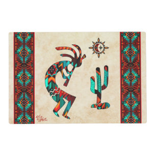 Southwest Kokopelli And Cactus Placemat
