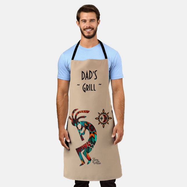  Southwest Kokopelli Apron (Worn)