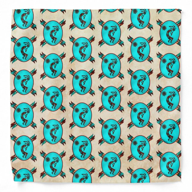 Southwest Kokopelli  Bandana (Front)