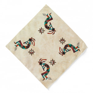 Southwest Kokopelli  Bandana