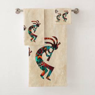 Southwest Kokopelli  Bath Towel Set