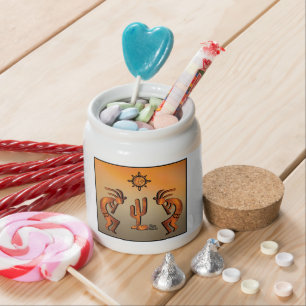 Southwest Kokopelli Candy Jar