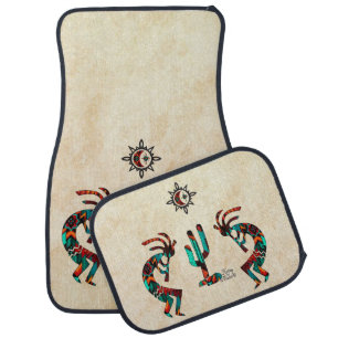 Southwest Kokopelli Car Floor Mat