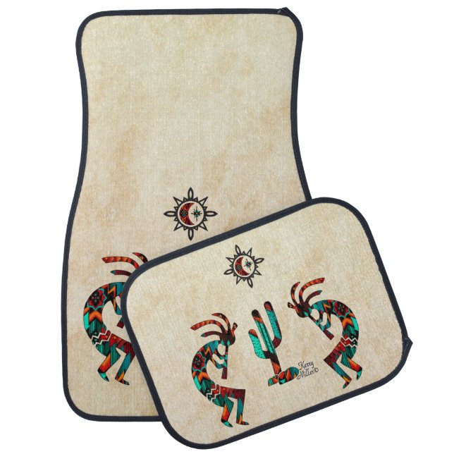 Southwest Kokopelli Car Floor Mat (Set)