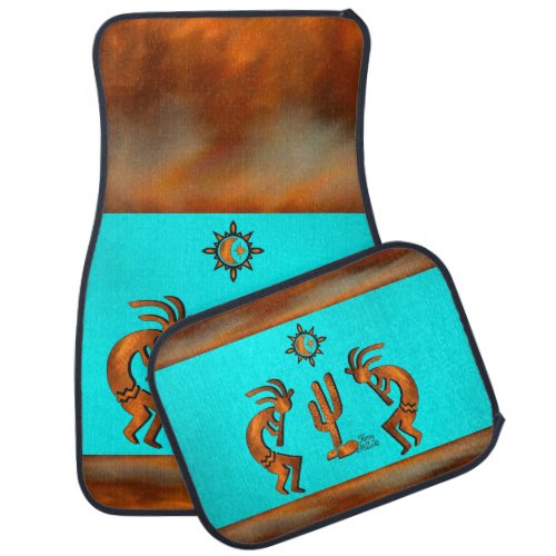 Southwest Kokopelli Car Floor Mat