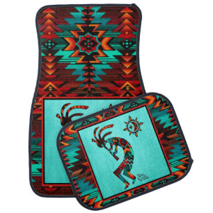 Southwest Kokopelli Car Floor Mat