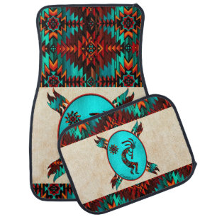Southwest Kokopelli Car Floor Mat