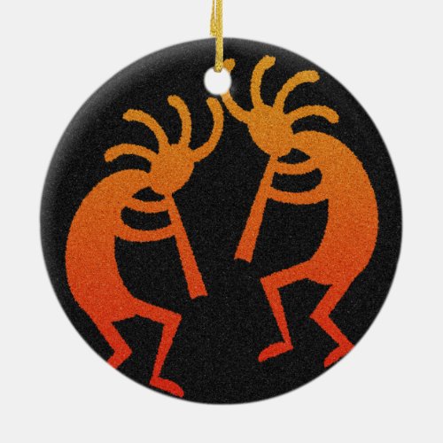 Southwest Kokopelli Ceramic Ornament