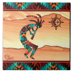 Southwest Kokopelli CERAMIC TILE
