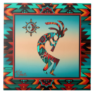 Southwest Kokopelli CERAMIC TILE
