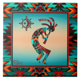 Southwest Kokopelli CERAMIC TILE