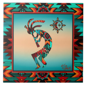 Southwest Kokopelli CERAMIC TILE