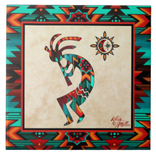 Southwest Kokopelli CERAMIC TILE