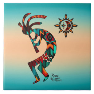 Southwest Kokopelli CERAMIC TILE