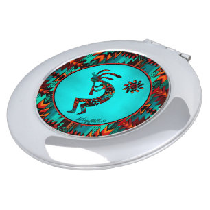 Southwest Kokopelli Compact Mirror