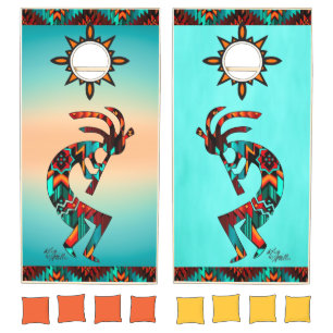 Southwest Kokopelli Cornhole Set