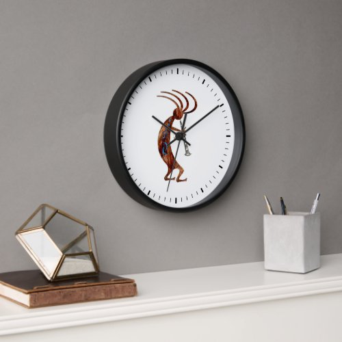 Southwest Kokopelli Dancer  Clock