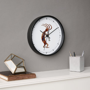 Southwest Kokopelli Dancer Wall Clock