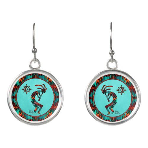 Southwest Kokopelli  Earrings