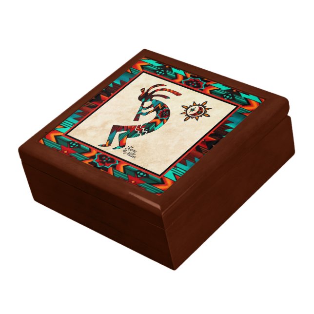 Southwest Kokopelli Gift Box (Side)