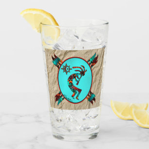Southwest Kokopelli Glass Cup