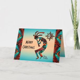 Southwest Kokopelli Holiday Card