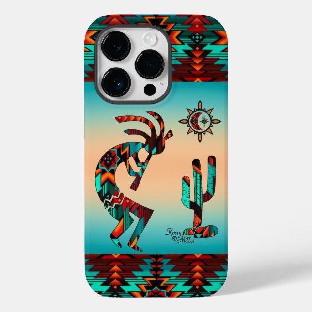 Southwest Kokopelli iPhone case (Back)