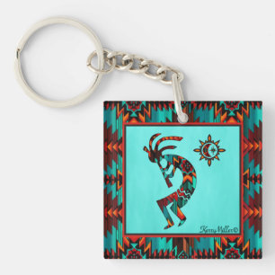 Southwest Kokopelli Keychain