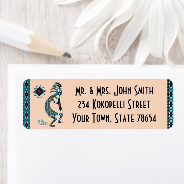 Southwest Kokopelli Label (Insitu)