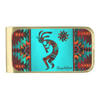 Southwest Kokopelli Money Clip