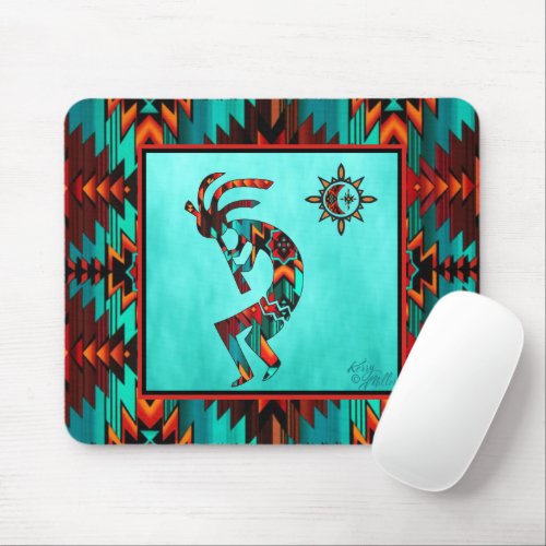 Southwest Kokopelli Mouse Pad