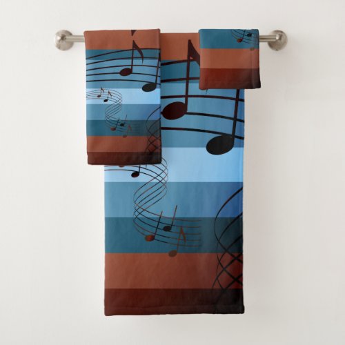 Southwest Kokopelli Music 2 Towel Set