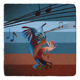 Southwest Kokopelli Music 2 Trivet