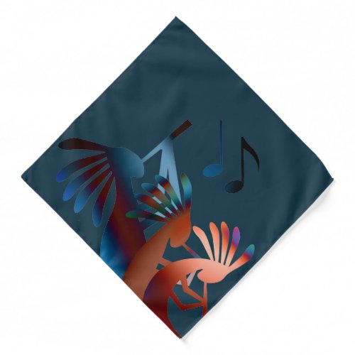 Southwest Kokopelli Music 3 Bandana