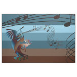 Southwest Kokopelli Music Fabric