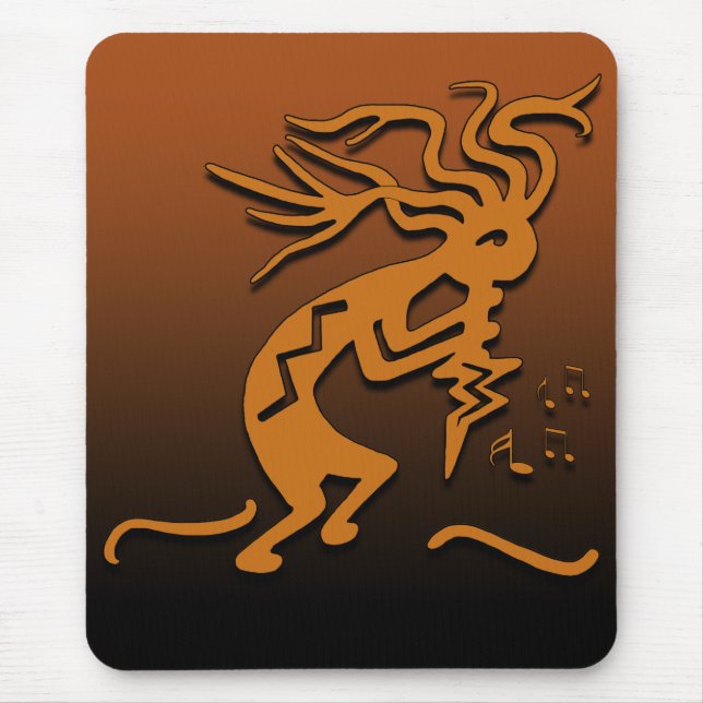 Southwest Kokopelli Musical Merrymaker Mouse Pad (Front)