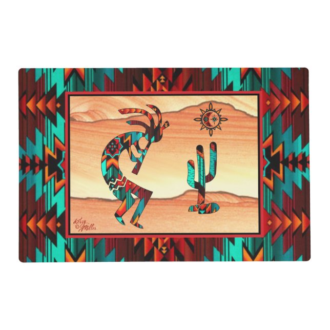 Southwest Kokopelli Placemat (Front)