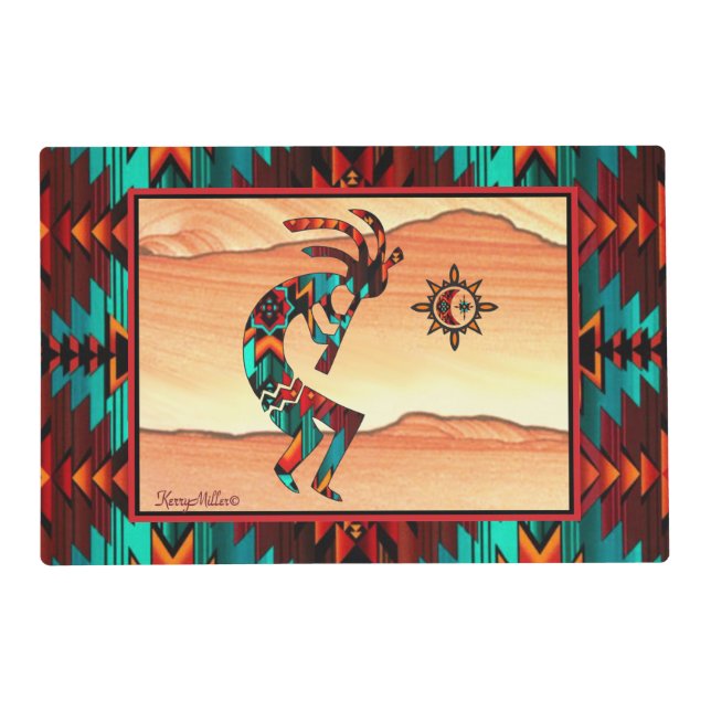 Southwest Kokopelli Placemat (Front)