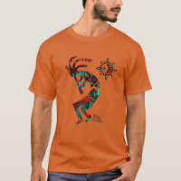 Southwest Kokopelli Playing The Flute T-Shirt