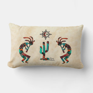 Southwest Kokopelli Throw Pillow