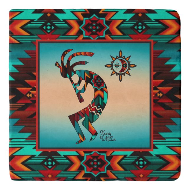 Southwest Kokopelli Trivet Trivet (Front)