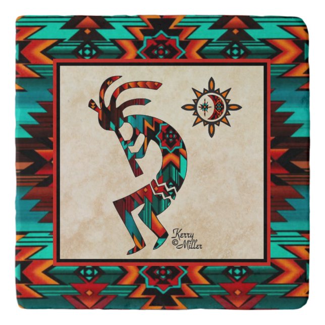 Southwest Kokopelli Trivet Trivet (Front)