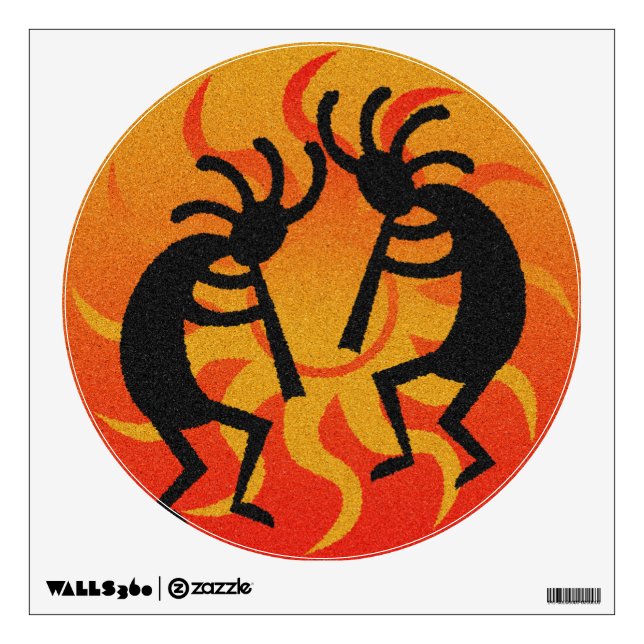 Southwest Kokopelli Wall Decal (Front)
