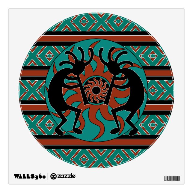 Southwest Kokopelli Wall Decal (Front)
