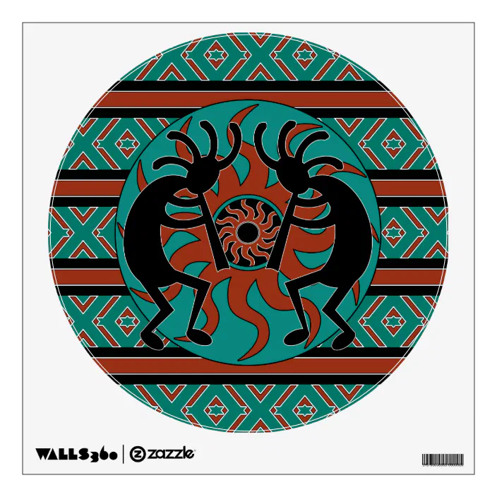 Kokopelli tribal vinyl decal sticker art southwestern