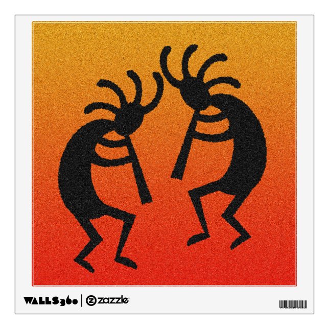 Southwest Kokopelli Wall Decal (Front)