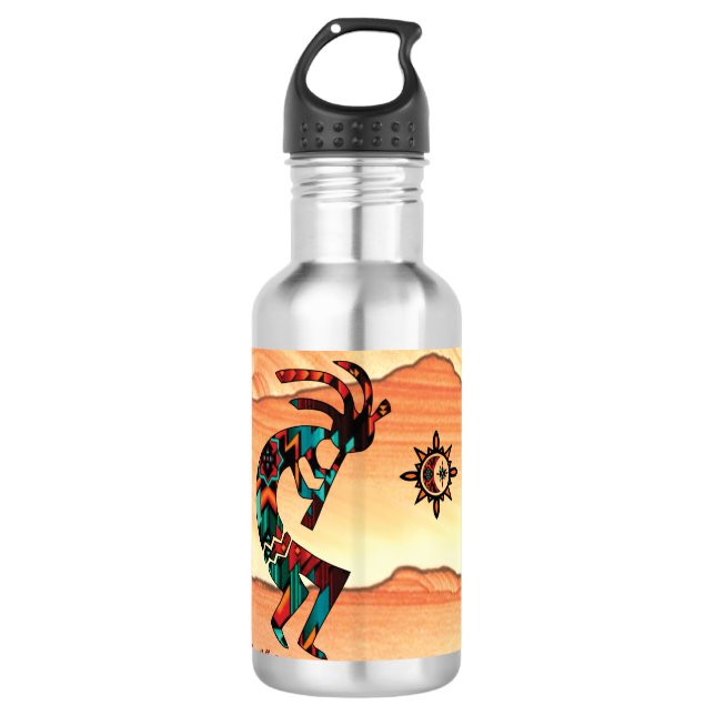 Southwest Kokopelli Water Bottle (Front)